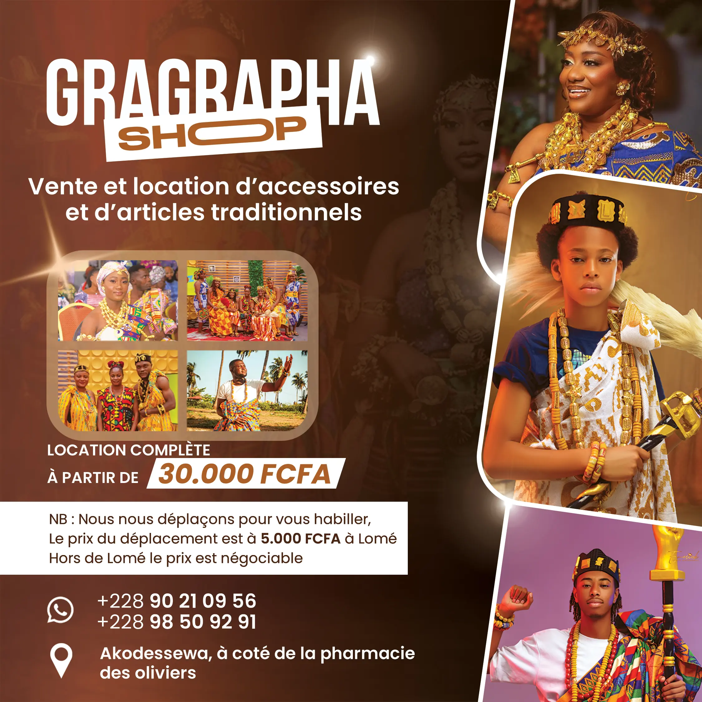 Visuel du partenariat avec Gragrapha shop